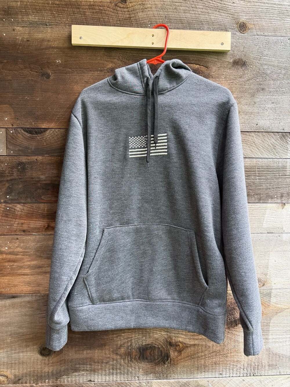 American Legends Stand Proud American Flag Graphic Hoodie